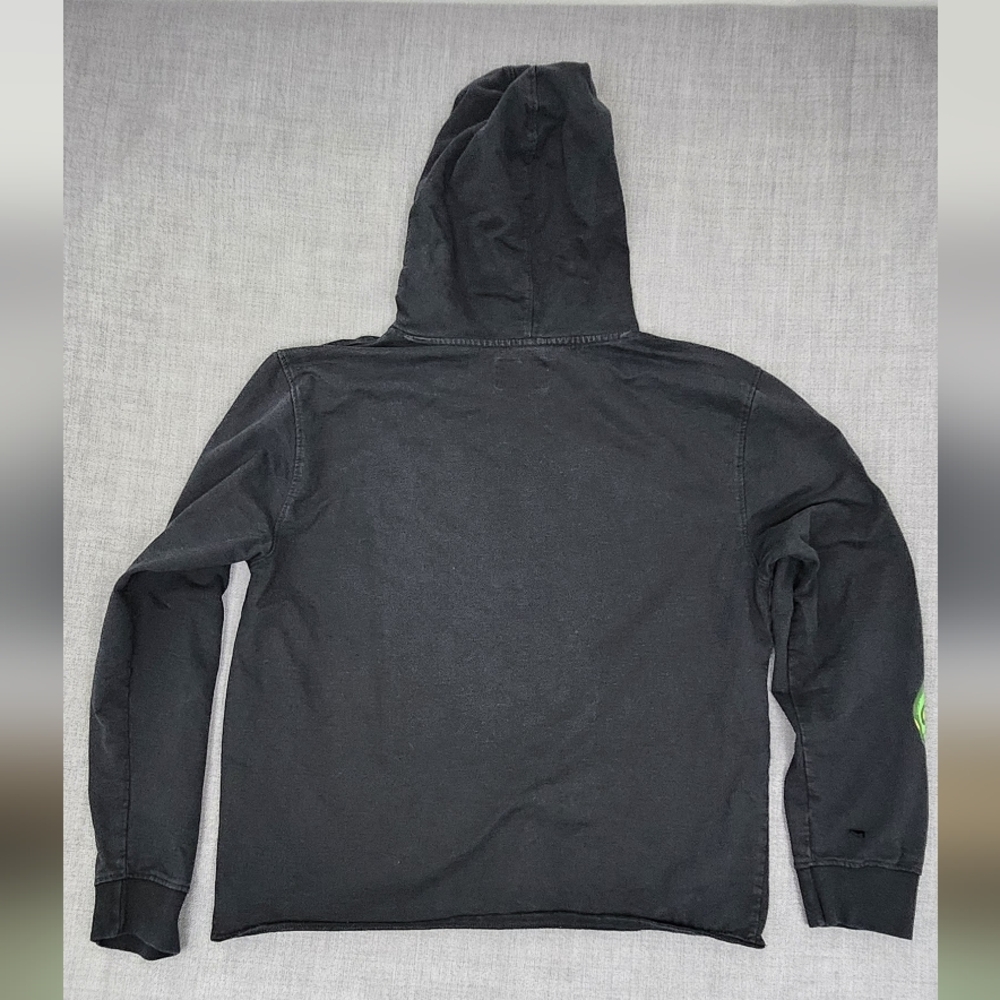 Maison Noir Judgement Graphic Skull Design Embroidered Black Hoodie. Medium - Picture 4 of 9
